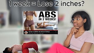 Chloe Ting Abs in 2 weeks Does it work [upl. by Enaasiali]