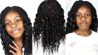 Box Braids II Pick N Drop II Transition To Natural Hair II Protective Style [upl. by Ferdinande]