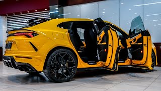 Yellow Lamborghini Urus by Novitec  WILD Performance SUV in Detail [upl. by Anonyw826]