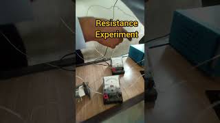 Resistance Experiment resistance shorts viralvideo [upl. by Arral]