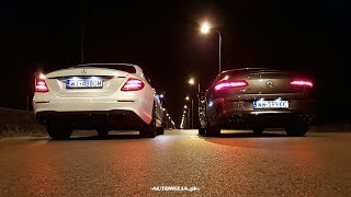 Mercedes E43 AMG vs Mercedes E53 AMG sound battle [upl. by Adnol]