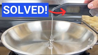 Steel Pans Become NonStick at THIS Temperature Leidenfrost Effect Solved [upl. by Aratahs]