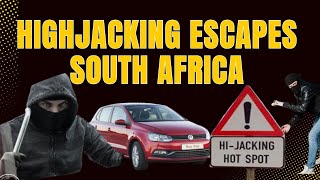 Escaping Hijackers in South Africa  Criminal Carjacking Gangs [upl. by Adnilam259]