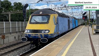 Rail Adventure 777 drag Trains at Watford Junction 29052024 [upl. by Ahsinnek]