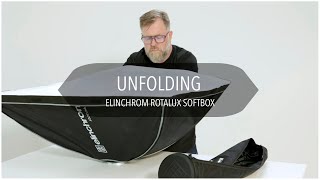 Unfolding Elinchrom Rotalux Softbox  No hassle [upl. by Yelyk]