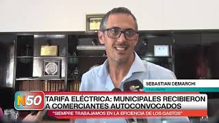 SEBASTIAN DEMARCHI  REUNION POR TARIFA ELECTRICA [upl. by Oirad]