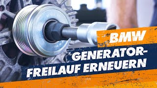 Generatorfreilauf erneuern  Tutorial  DIY [upl. by Eeliram]