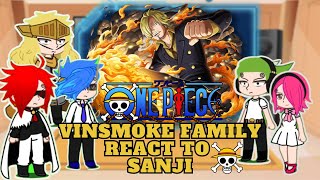 ONEPIECE Vinsmoke Family react to SANJI SANJI IS A GERMA 😳😱 onepiece fypシ viral gacha [upl. by Fawna]