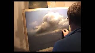 Demonstration of Painting Pastels Storm Clouds and reflections wmv [upl. by Ardnosak167]