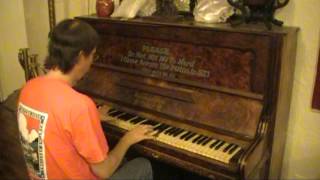 140yearold piano Silver Queen Hotel Virginia City Nevada [upl. by Airehtfele]