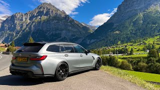 London To Switzerland 🇨🇭 In A 2023 BMW M3 Touring Roadtrip [upl. by Eckel]