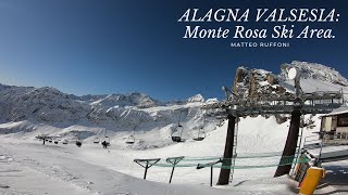 ALAGNA VALSESIA Monte Rosa ski area [upl. by Thaddus]