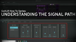 GoXLR amp GoXLR Mini How To Series Understanding Signal Paths [upl. by Netloc983]