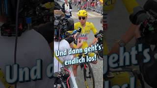 Was geht vor einem Etappenstart  Sportschau shorts [upl. by Reggis666]