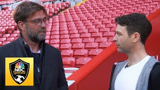 Liverpools Jurgen Klopp overjoyed to meet King of Biathlon  Premier League  NBC Sports [upl. by Vivica]