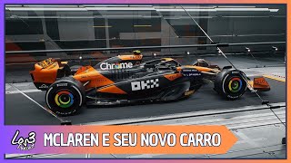 MCLAREN MOSTROU O NOVO LAYOUT DO CARRO DE 2024 [upl. by Ielak]