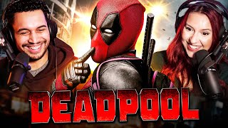 DEADPOOL 2016 MOVIE REACTION  I DIDNT EXPECT TO LAUGH THIS HARD  First Time Watching  Review [upl. by Kampmeier530]