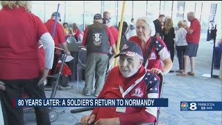 WWII Veterans return to Normandy for 80th anniversary of DDay [upl. by Amla86]