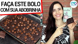 TEM ABOBRINHA EM CASA FAÃ‡A ESTE BOLO DE CHOCOLATE INCRÃVEL FÃCIL SEM TRIGO E VEGANO [upl. by Truda51]