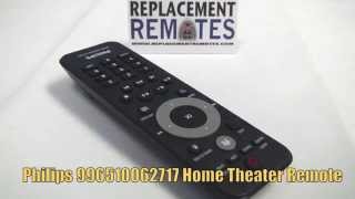 PHILIPS 996510062717 Home Theater System Remote  wwwReplacementRemotescom [upl. by Nesta]