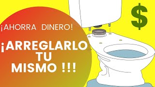 ¡AHORRA DINERO ARREGLANDO pérdida de AGUA del INODORO 🚽🛠⚒TORNILLO DE LA MOCHILA [upl. by Ahsaten]