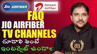 Jio AirFiber  Jio Fiber Airtel AirFiber Airtel XStream Fiber FAQ  In telugu by Mouli [upl. by Arnon]