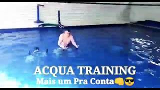 TREINO NA PISCINA PARA EMAGRECER QUEIMAR MUITAS CALORIAS [upl. by Akimahs]