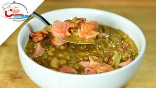 Sopa de Lentejas con Tocino y Chorizo [upl. by Allin]