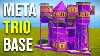 Ultimate SoloDuoTrio Rust Base Design  Simple amp Easy  META Shooting Floor  2023 Complete Guide [upl. by Irak441]