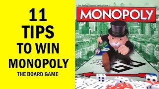 11 Tips How to Win Monopoly The Board Game [upl. by Adnoma]