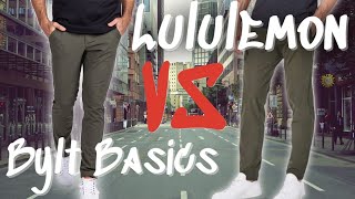 Best Mens Pants  Bylt Basics Everyday Pant vs Lululemon ABC Pant [upl. by Sug]