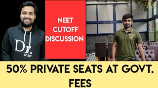 NEET 2022 50 Private Seats At govt feesCollege Ranking Marks vs Rank  SmartNaukri [upl. by Nosilla254]