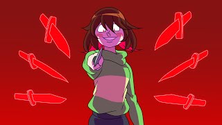 Frisk vs Chara  Undertale animation [upl. by Idoj81]