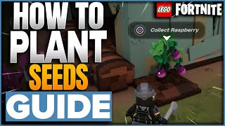 How To Plant Seeds In LEGO Fortnite Early Game [upl. by Hsirahc]