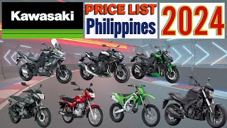 Kawasaki Price List in Philippines 2024 [upl. by Nhojleahcim292]