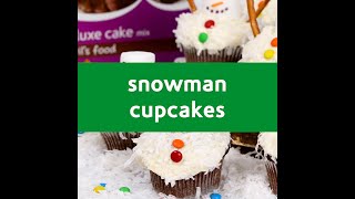 Snowman Cupcakes  Brookshire Brothers [upl. by Cung]