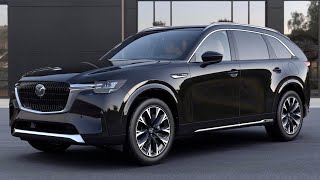 First Look  2024 MAZDA CX90 Turbo  Black Edition Interior and Exterior Details [upl. by Hartmunn]