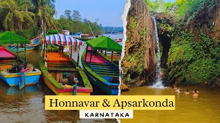 Apsarkonda Waterfalls  Honnavar Backwater Boating  Honnavar  Mangrove Forest  Karnataka [upl. by Biondo]