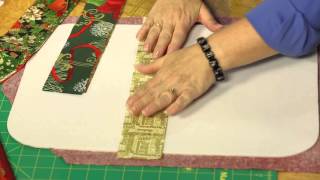 Quilting Quickly  Christmas Gathering Quilted Place Mats [upl. by Leimad]