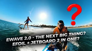 EWAVE 2020  The NEXT BIG THING New Electric surfboard  efoil [upl. by Dorlisa]