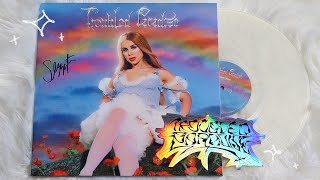 slayyyter  troubled paradise signed vinyl unboxing [upl. by Andaira]