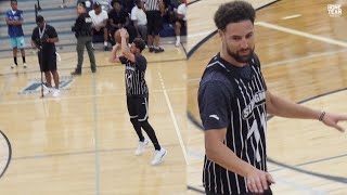 Klay Thompson Shooting Workout before game at the Zeke End [upl. by Idden]