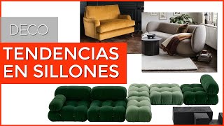 Tendencia 2021 y moda en sillones ¿Cuál me compro  ¿Qué opciones tengo Diseño  Couch  Sofa [upl. by Faxan]