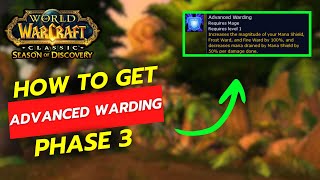 How to GET Advanced Warding rune wow sod [upl. by Aniar]