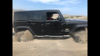 Jeep Wrangler bajando las dunas de Chachalacas en Veracruz México [upl. by Amsaj559]