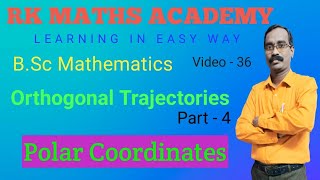 Working procedure and main problems on Polar Coordinates  Orthogonal trajectories [upl. by Lefkowitz]