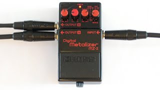 BOSS MZ2 Digital Metalizer Demo [upl. by Arayc973]