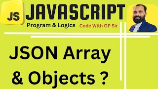 13 JSON Array and Object in Javascript in Hindi [upl. by Emmuela]