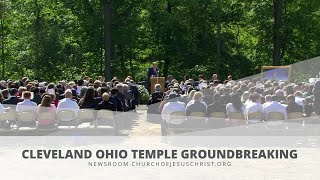 Cleveland Ohio Temple Groundbreaking Ceremony [upl. by Jessabell]