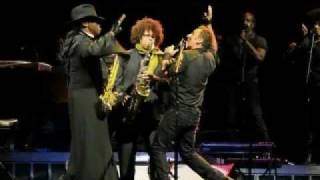 Clarence Clemons quotVsquot Jake Clemons sax in Drive all night [upl. by Lertnom]